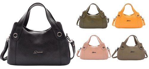 Damenhandtasche genarbtes