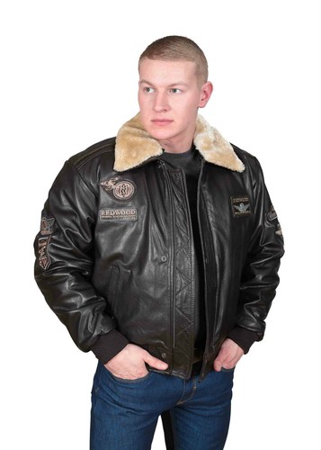 Herren pilot lederjacke - pilot,